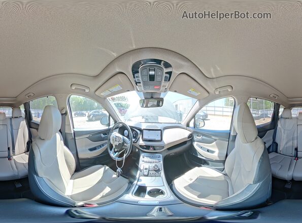 5NMS4DALXPH606932 2023 HYUNDAI SANTA Черный Панорамный вид салона 360°