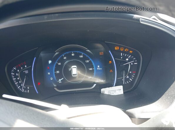 5NMS53AA2KH019865 2019 HYUNDAI SANTA FE Silver Вид задніх сидінь