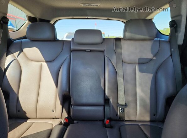 5NMS53AA8KH073042 2019 HYUNDAI SANTA White Widok tylnych siedzeń