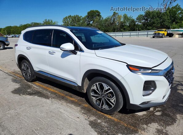 5NMS53AA8KH073042 2019 HYUNDAI SANTA White Przód prawy