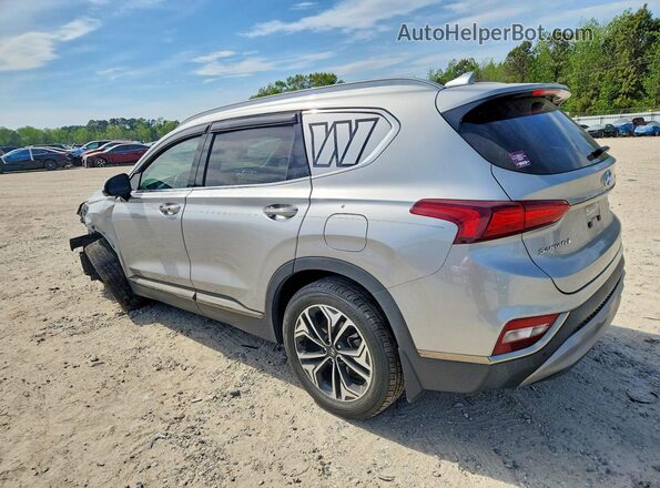 5NMS53AA8LH305236 2020 HYUNDAI SANTA Серебряный Задняя левая четверть