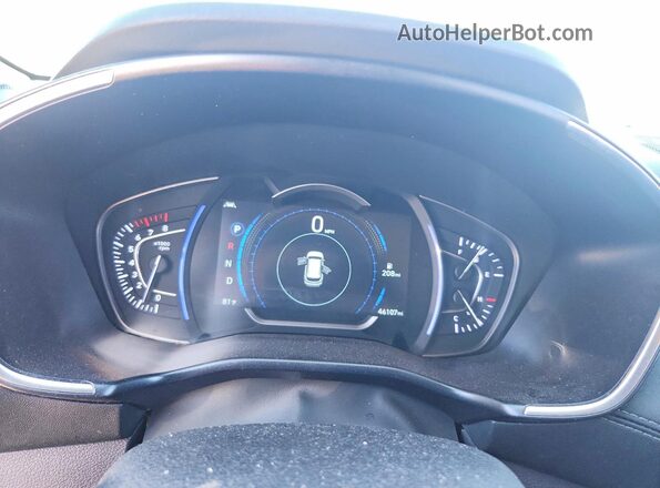 5NMS53AD5KH072537 2019 HYUNDAI SANTA Белый Вид щитка приборов