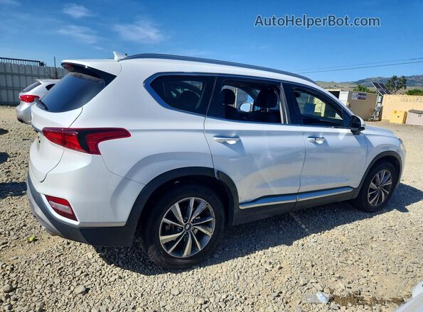 5NMS53AD5KH072537 2019 HYUNDAI SANTA Белый Задняя правая четверть