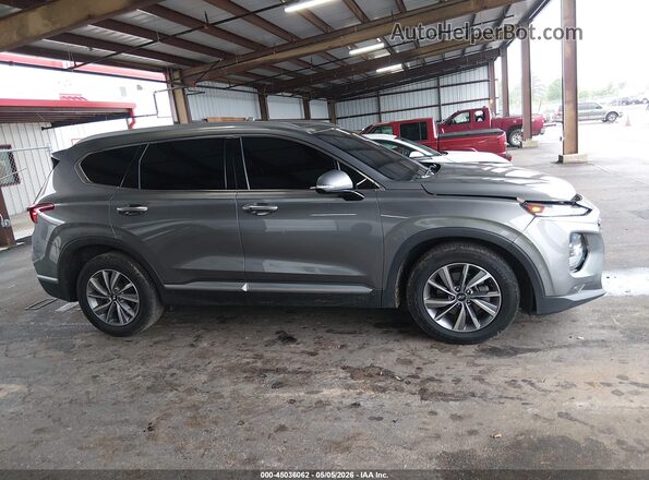 5NMS53AD6KH030314 2019 HYUNDAI SANTA FE Серый Вид задней части салона