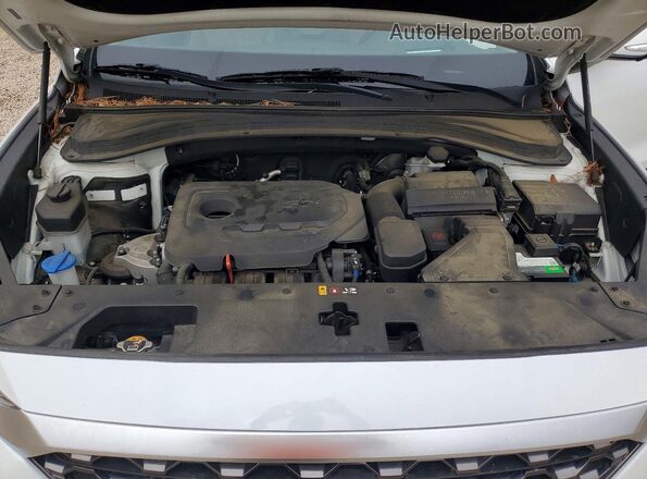 5NMS53AD7KH127182 2019 HYUNDAI SANTA Белый Вид подкапотного пространства