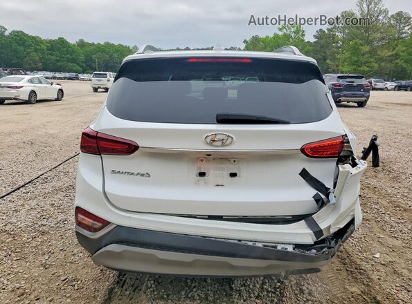 5NMS53AD7KH127182 2019 HYUNDAI SANTA Белый Вид сзади