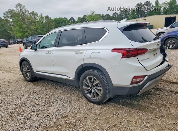 5NMS53AD7KH127182 2019 HYUNDAI SANTA Белый Задняя левая четверть