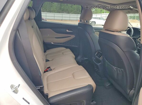 5NMS53AD7KH127182 2019 HYUNDAI SANTA Белый Вид задней части салона