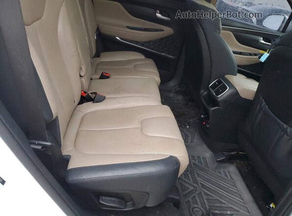 5NMS53AD8LH210153 2020 HYUNDAI SANTA White Rear interior view