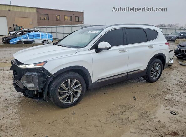 5NMS53AD8LH210153 2020 HYUNDAI SANTA White Front left
