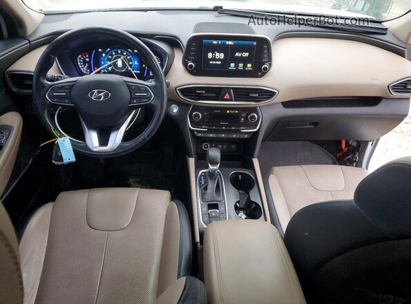 5NMS53AD8LH210153 2020 HYUNDAI SANTA White Dashboard view