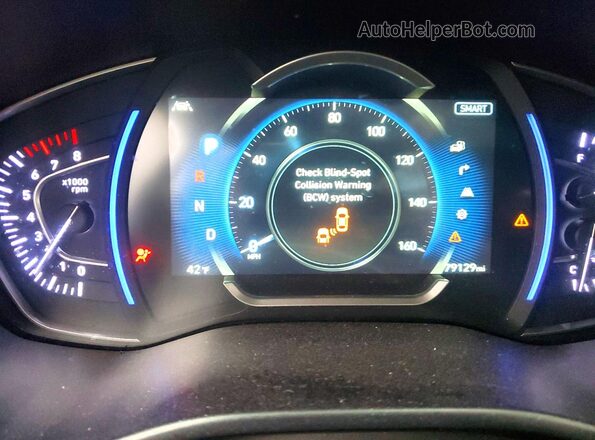 5NMS53AD8LH210153 2020 HYUNDAI SANTA White Instrument cluster view