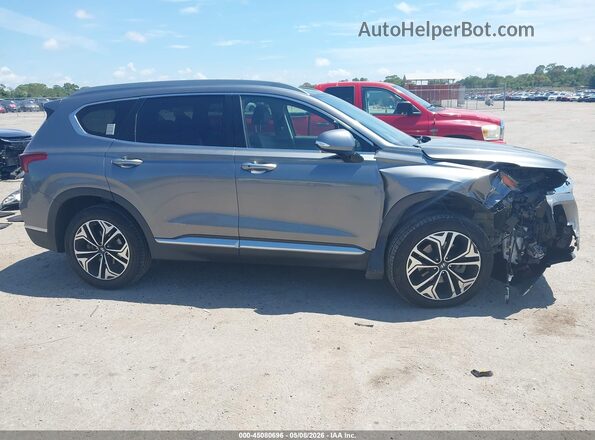5NMS5CAA2KH094114 2019 HYUNDAI SANTA FE Серый Вид задней части салона