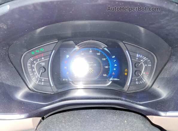 5NMS5CAA2LH279667 2020 HYUNDAI SANTA Красный Вид щитка приборов