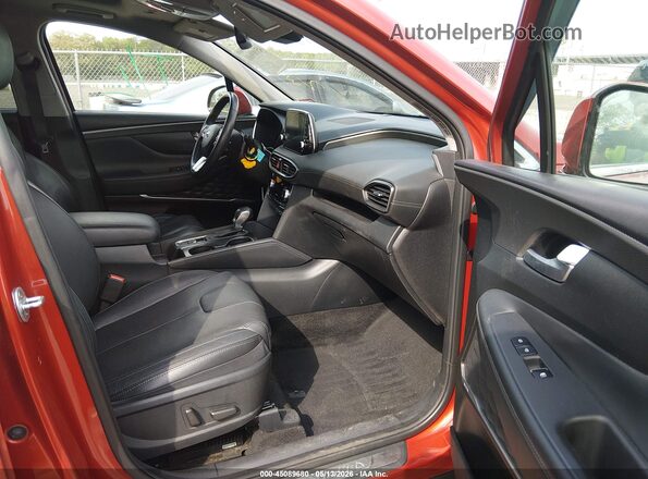 5NMS5CAA3LH180792 2020 HYUNDAI SANTA FE Red Widok wnętrza z przodu