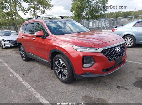 5NMS5CAA3LH180792 2020 HYUNDAI SANTA FE Red Przód prawy
