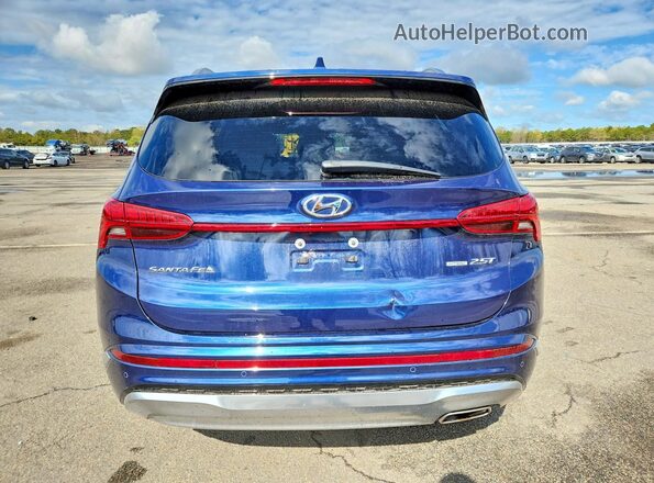 5NMS5DAL3PH523842 2023 HYUNDAI SANTA FE CALLIGRAPHY Синий Вид сзади