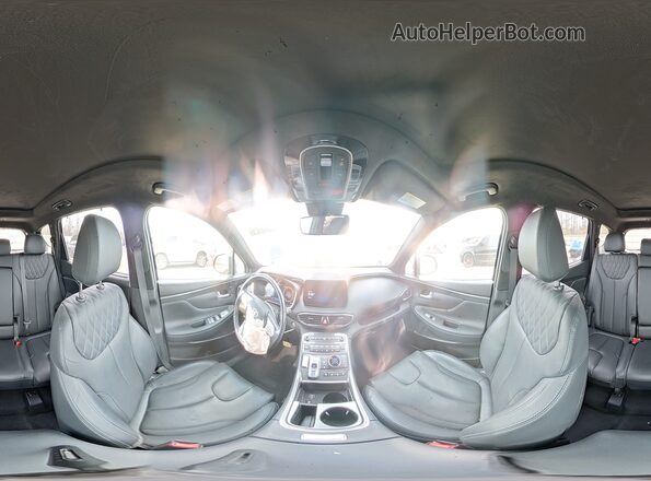 5NMS5DAL3PH523842 2023 HYUNDAI SANTA FE CALLIGRAPHY Синий Панорамный вид салона 360°