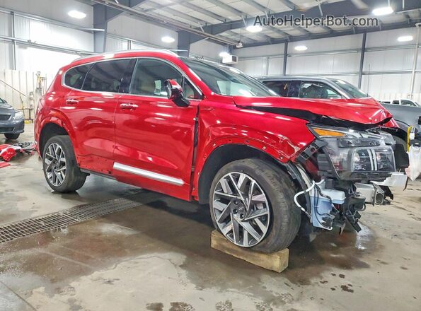 5NMS5DAL4PH586707 2023 HYUNDAI SANTA FE CALLIGRAPHY Красный Передняя правая четверть