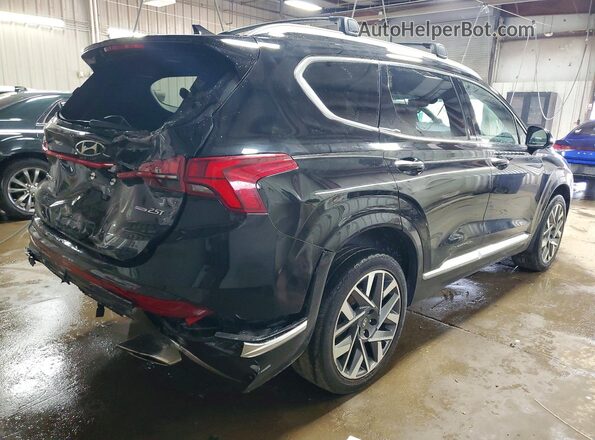 5NMS5DAL5PH586232 2023 HYUNDAI SANTA Black Trasero derecho