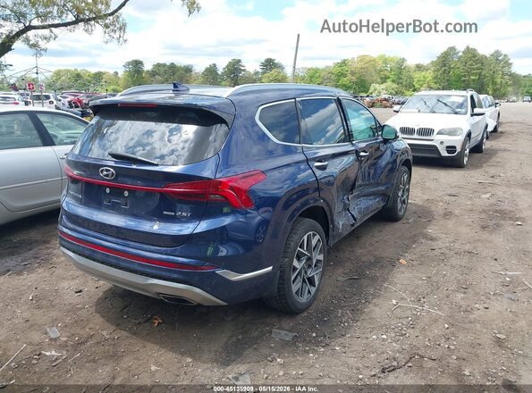 5NMS5DAL6NH453041 2022 HYUNDAI SANTA FE Blue Rear right
