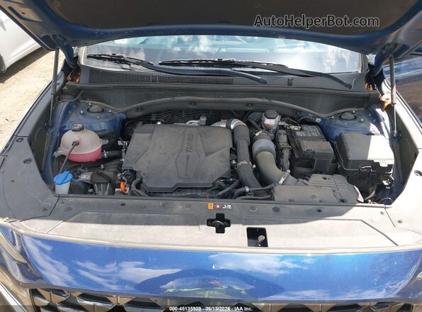 5NMS5DAL6NH453041 2022 HYUNDAI SANTA FE Blue Rear view