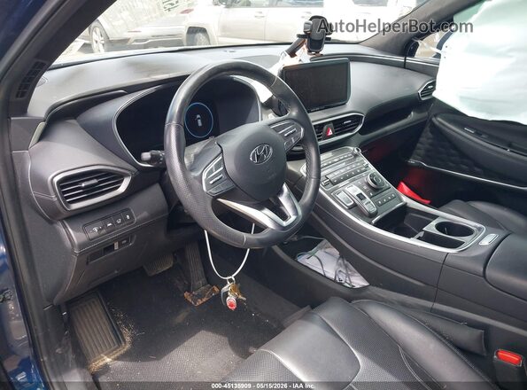 5NMS5DAL6NH453041 2022 HYUNDAI SANTA FE Blue Front interior view