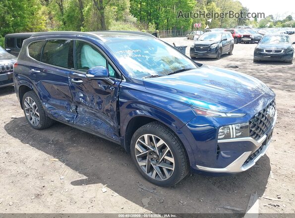 5NMS5DAL6NH453041 2022 HYUNDAI SANTA FE Blue Front view