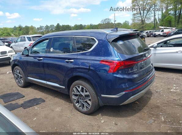 5NMS5DAL6NH453041 2022 HYUNDAI SANTA FE Blue 360 interior view