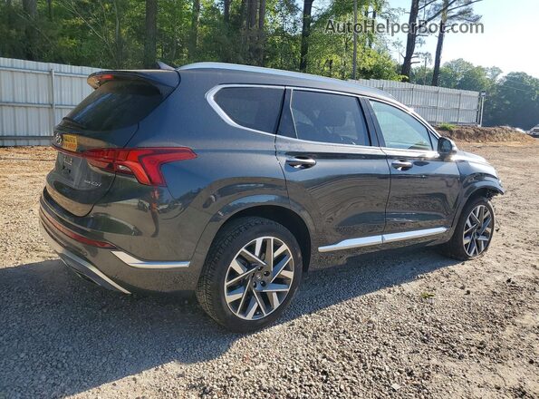 5NMS5DALXPH484182 2023 HYUNDAI SANTA Серый Задняя правая четверть