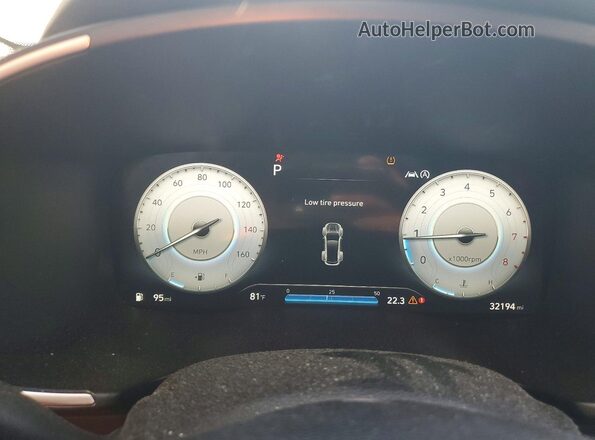5NMS5DALXPH484182 2023 HYUNDAI SANTA Серый Вид щитка приборов