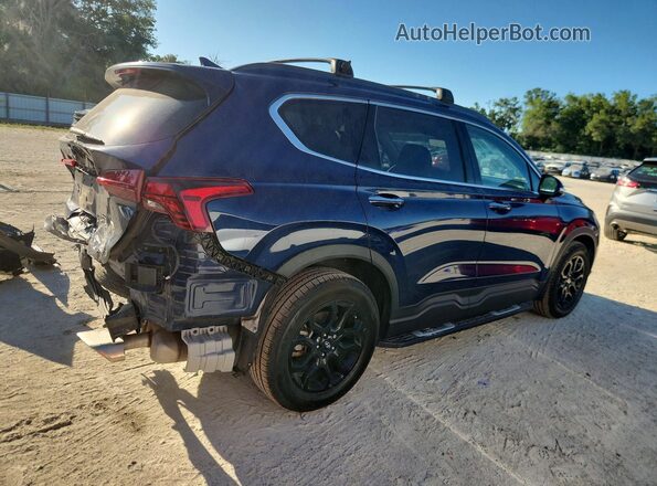 5NMS64AJ6PH505976 2023 HYUNDAI SANTA Синий Задняя правая четверть