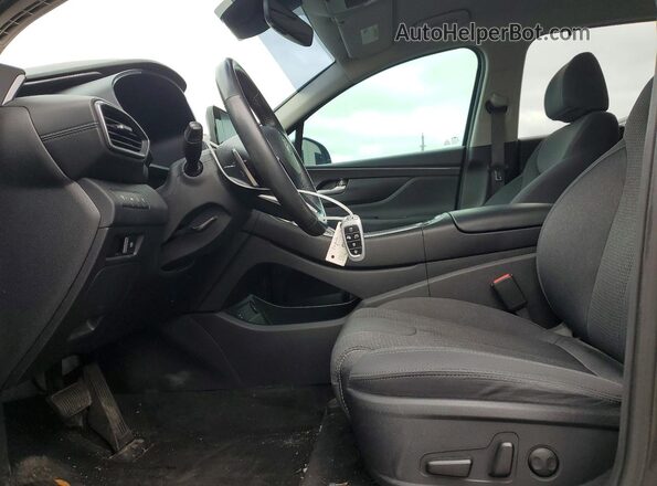 5NMS64AJXMH324424 2021 HYUNDAI SANTA Угольный Вид салона спереди