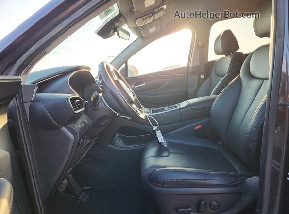 5NMS6DAJ0PH553599 2023 HYUNDAI SANTA Charcoal Widok wnętrza z przodu