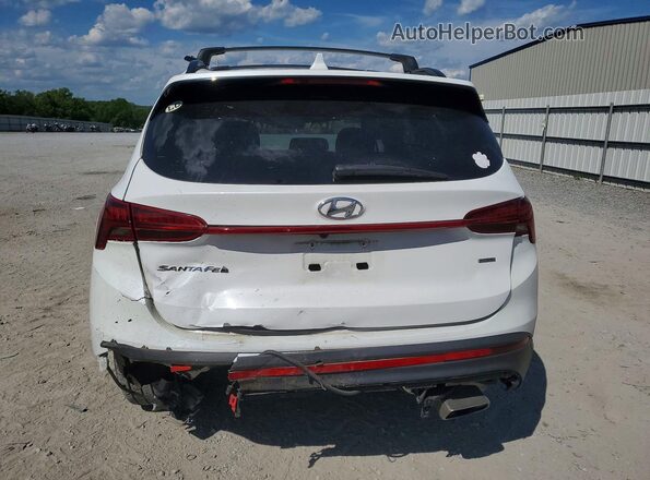 5NMS6DAJ1NH479140 2022 HYUNDAI SANTA Белый Вид сзади