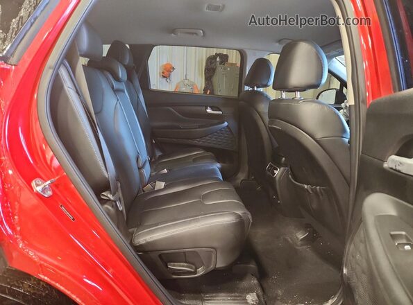 5NMS6DAJ8PH499758 2023 HYUNDAI SANTA Красный Вид задней части салона