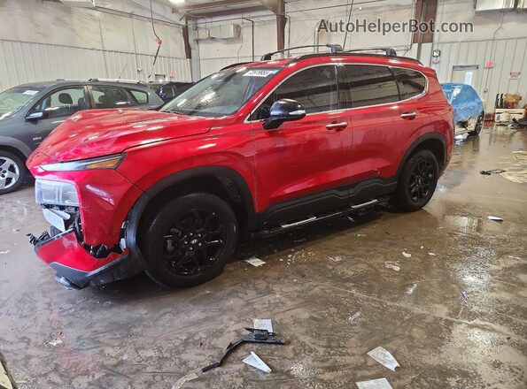 5NMS6DAJ8PH499758 2023 HYUNDAI SANTA Красный Передняя левая четверть