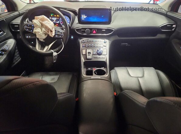 5NMS6DAJ8PH499758 2023 HYUNDAI SANTA Красный Вид панели приборов