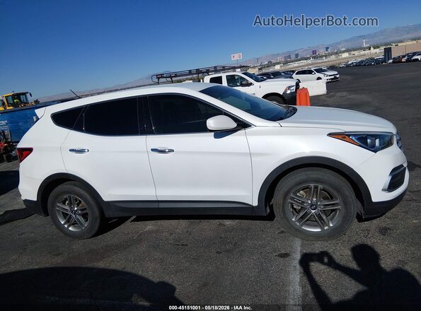 5NMZTDLB2JH090899 2018 HYUNDAI SANTA FE SPORT White უკანა სალონის ხედი
