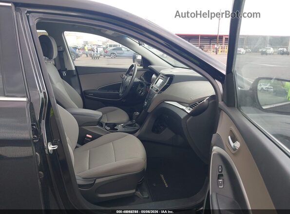 5NMZTDLB2JH098825 2018 HYUNDAI SANTA FE SPORT Черный Вид салона спереди