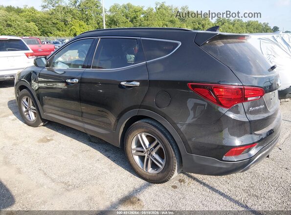 5NMZU3LB0HH008038 2017 HYUNDAI SANTA FE SPORT Черный Задняя левая четверть
