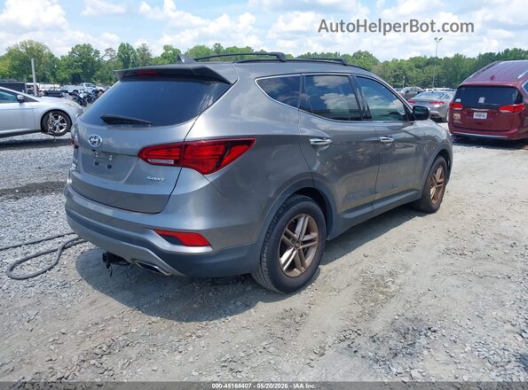 5NMZU3LB0JH066401 2018 HYUNDAI SANTA FE SPORT Серый Задняя правая четверть
