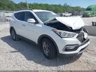 2018 Hyundai Santa Fe Sport 2.4l White vin: 5NMZU3LB4JH064263