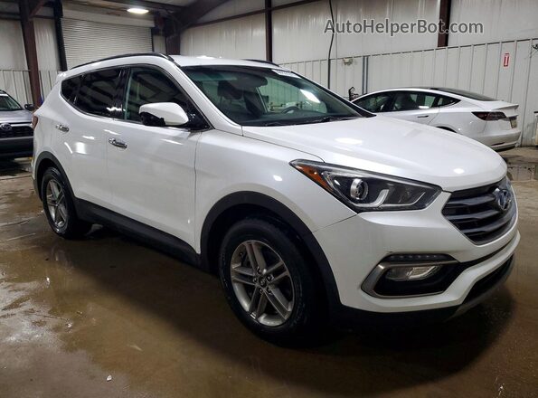 5NMZUDLB7HH032620 2017 HYUNDAI SANTA Белый Передняя правая четверть