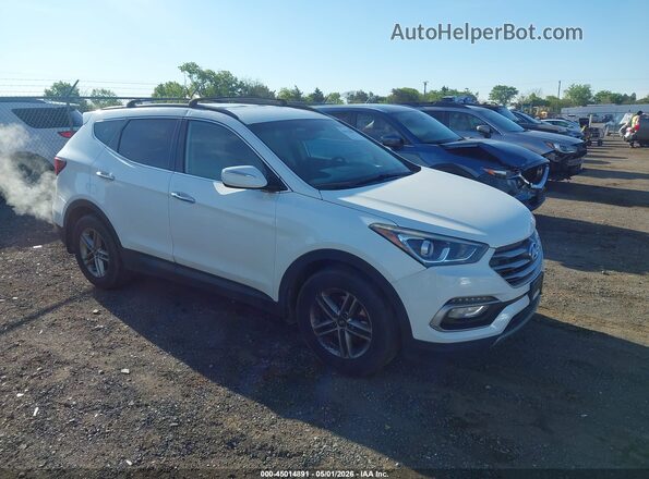 5NMZUDLB8JH059489 2018 HYUNDAI SANTA FE SPORT Белый Передняя правая четверть