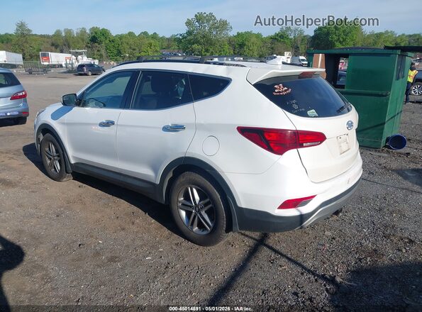 5NMZUDLB8JH059489 2018 HYUNDAI SANTA FE SPORT Белый Задняя левая четверть