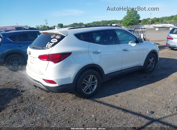 5NMZUDLB8JH059489 2018 HYUNDAI SANTA FE SPORT Белый Задняя правая четверть
