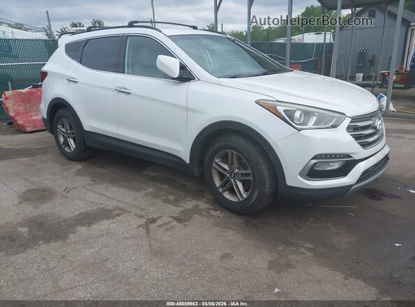5NMZUDLB9HH018928 2017 HYUNDAI SANTA FE SPORT Белый Передняя правая четверть
