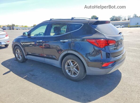5NMZUDLB9HH025264 2017 HYUNDAI SANTA Черный Задняя левая четверть