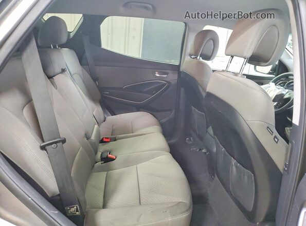 5NMZUDLB9JH055693 2018 HYUNDAI SANTA Желто-коричневый Вид задних сидений